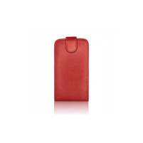 Кожен калъф Flip голям клипс Sony Xperia L S36h червен